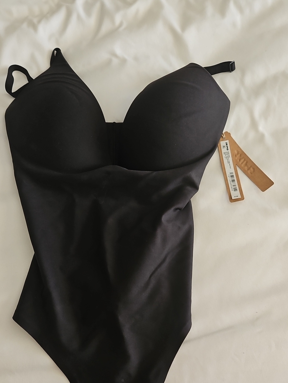 SKIMS Body Super Push-Up Thong Bodysuit – Onyx – Size Small – NWT